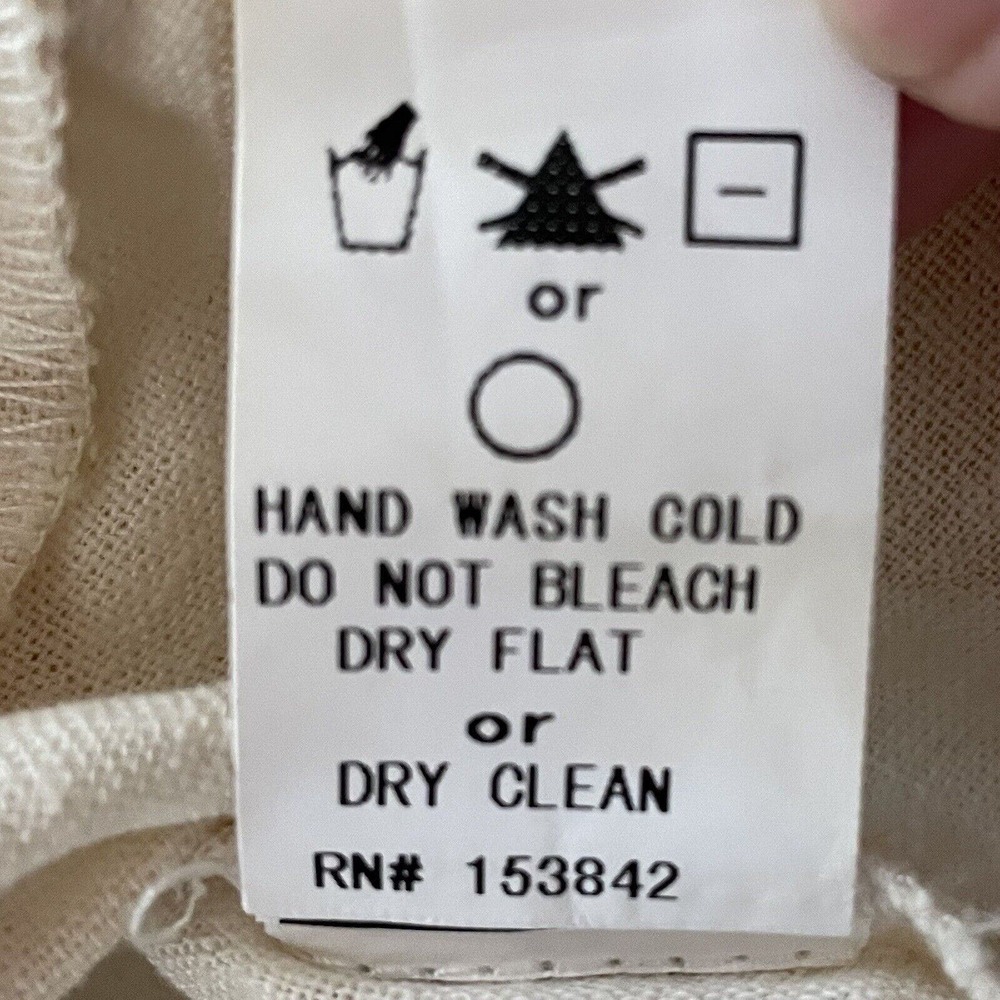 Code X Mode Nordstrom Blouse Top Size Small Linen… - image 6